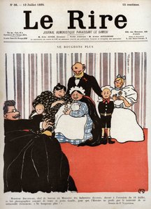 Couverture du journal « Le Rire », n°36, 13 juillet 1895 : « Ne bougeons plus »