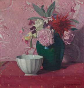Vase vert et bol blanc, 1919 - Felix Edouard Vallotton