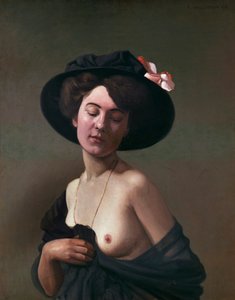 Dame au chapeau noir, 1908
