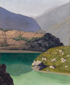 Lac Géronde, Sierre, 1919 - Felix Edouard Vallotton