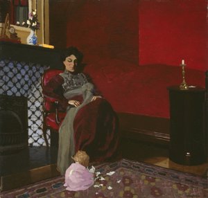 Madame Vallotton et sa nièce, Germaine Aghion, 1899