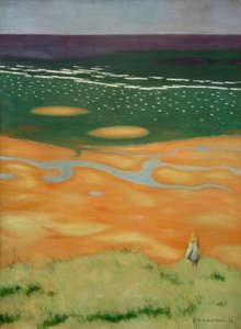 Marée montante, Houlgate - Felix Edouard Vallotton