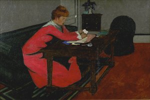 Misia à son bureau, 1897