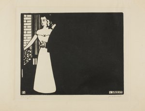Argent, planche cinq de "Intimités", 1898 - Felix Edouard Vallotton