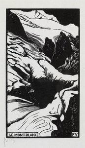 Mont-Blanc, 1892 - Felix Edouard Vallotton