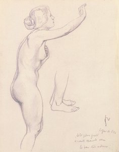 Étude pour Persée et Andromède - Felix Edouard Vallotton