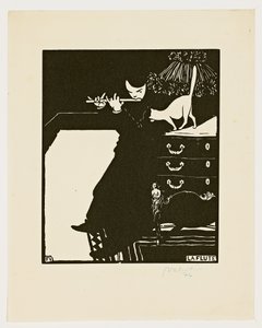 La Flûte, de la série "Instruments de Musique", 1896-97 - Felix Edouard Vallotton