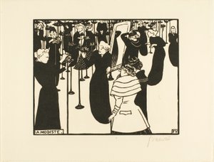 La Modiste - Felix Edouard Vallotton