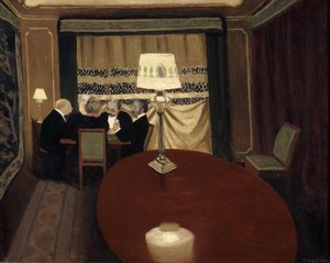 La partie de poker, 1902