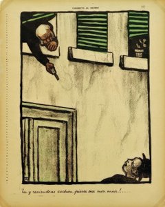 Tu y reviendras, cochon, pisser sur mon mur - Felix Edouard Vallotton
