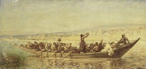 Rameurs maures à Constantinople - Felix Francois Georges Philibert Ziem