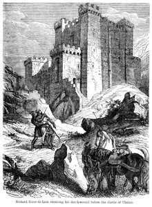 Le roi Richard I recevant sa blessure mortelle devant le château de Chaluz