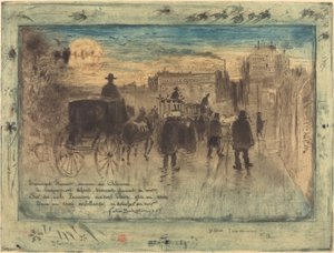 Convoi funèbre au Boulevard de Clichy, 1887