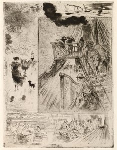 La Traversée - Felix Hilaire Buhot
