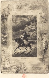 Ryno et Hermangarde - Felix Hilaire Buhot