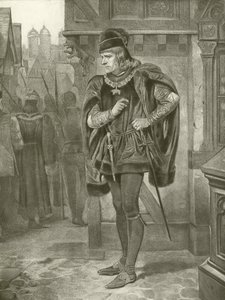 Richard III, Acte I, Scène II (gravure) - Felix Octavius Carr Darley