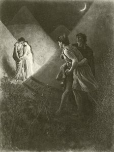 Troilus et Cressida. Acte V-Scène II (gravure) - Felix Octavius Carr Darley