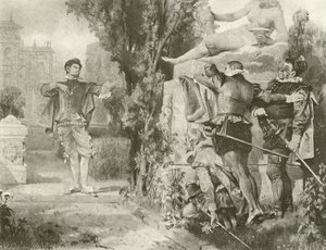 La Nuit des Rois. Acte I, Scène V - Felix Octavius Carr Darley