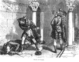 La mort de John Comyn, le Jeune (d.1306) - Felix Philippoteaux