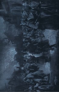 Du front occidental. Après la bataille, illustration de Hindenburg publiée par Daterlandischer Derlag C U Weller Berlin - Felix Schwormstadt