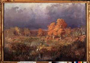 Marécage dans la forêt, Automne