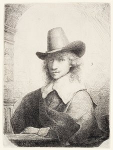 Homme au chapeau haut de forme, vers 1645-50 - Ferdinand Bol