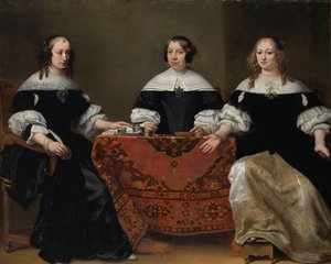 Portrait des trois régentes de la maison des lépreux, Amsterdam