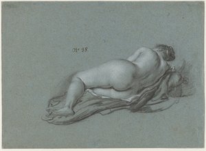 Nu féminin couché - Ferdinand Bol
