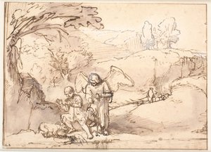 Tobie et le poisson - Ferdinand Bol