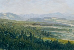Monts de Bohême (de la collection "16 vues de paysages tchèques 