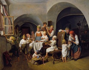 Matin de Noël - Ferdinand Georg Waldmuller