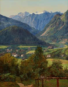 Le Dachstein vu du double regard de Sophie à Ischl