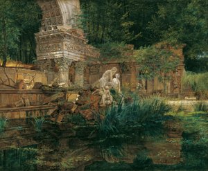 La ruine romaine à Schönbrunn