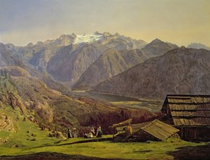 Hallstatter-See - Ferdinand Georg Waldmuller