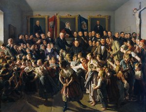 Les enfants de parents pauvres reçoivent des vêtements d