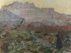 La Vision (paysage de montagne) - Ferdinand Hodler
