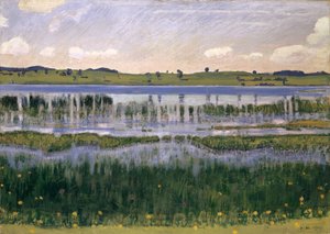 Lac Burgäschi près de Langenthal, vers 1901 - Ferdinand Hodler