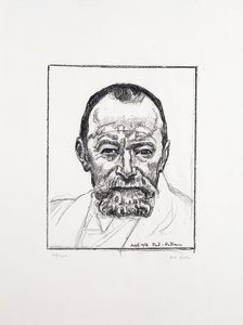 Autoportrait, vers 1916-8 - Ferdinand Hodler