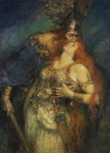 Adieux de Wotan à Brünhilde, vers 1910
