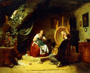 Le petit modèle agité, vers 1860-69