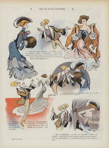 Illustration pour Le Rire (lithographie en couleur)