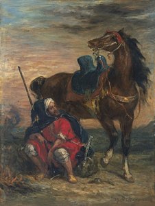 Cavalier Arabe - Ferdinand Victor Eugene Delacroix