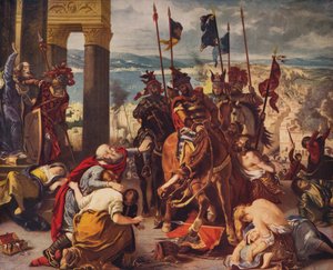 Entrée des croisés à Constantinople, 1840