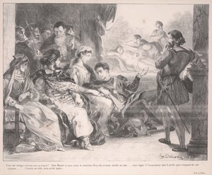 Hamlet - Ferdinand Victor Eugene Delacroix