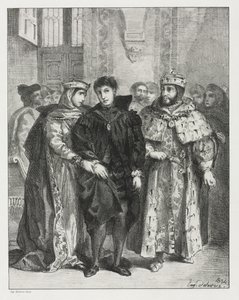 Hamlet, 1834 - Ferdinand Victor Eugene Delacroix