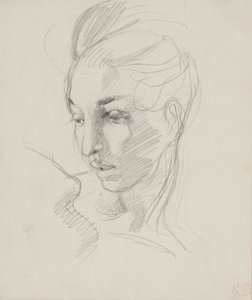 Tête de la Liberté - Ferdinand Victor Eugene Delacroix