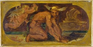 Mercure : Esquisse pour le Salon de la Paix à l