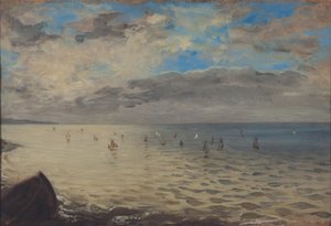 La mer vue des hauteurs de Dieppe