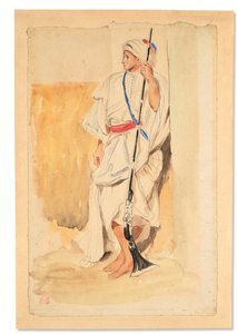 Arabe debout - Ferdinand Victor Eugene Delacroix
