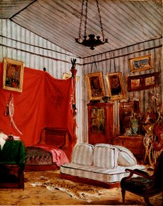 Étude pour Intérieur avec deux portraits (peinture, vers 1834)